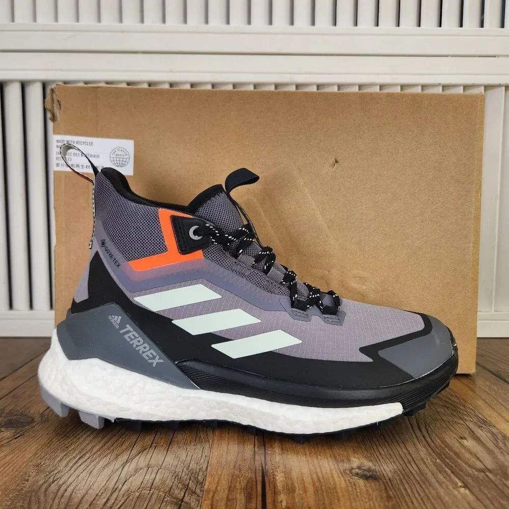 Adidas Terrex Free Hiker 2 GTX GZ3312 Womens Sz 7.5 Gray Waterproof Hiking Shoes